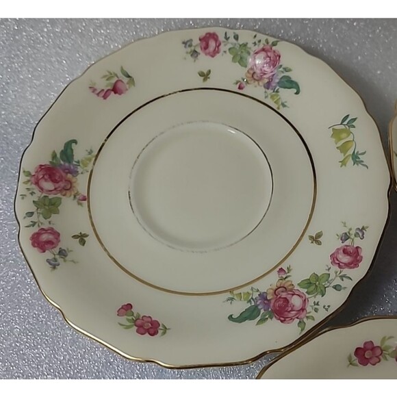 Thomas Ivory Thomas Bavaria "Rosemont” saucers 3pc. set - Picture 3 of 8